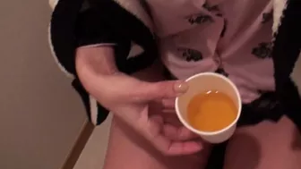 Filling the cup