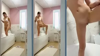tiny_angel - Pissing and washing