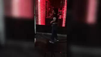 Lady Pissing On South ST
