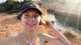 mischagoeswild - Nice seaside cliff pee at sunset