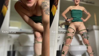 kactuskutieVIPee - filmed a kactus scene today with...