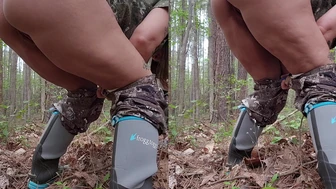 WrennDivine17 - My newest peeing in nature!