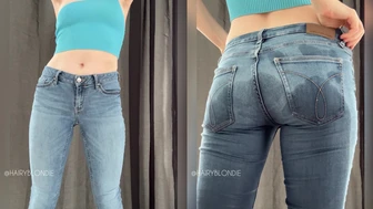 hairyblondie - Jeans are so much sexier when they’re wet