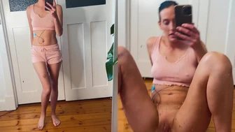 millygrace - What a Pissy Mess All strapped up in my heart monitor ...