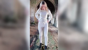 Seductivewifey1 - DAY 4 CHURCH WHITE JEANS WETTING