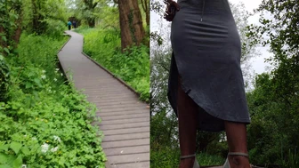 Seductivewifey1 - Quick stop on my way home to have a quick pee along the river