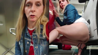 Seductivewifey1 - I was literally dripping with pee in the elevator...