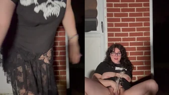 OpalCurves - Danzig shirt Black skirt and boots Feral stream