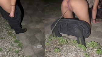 siensky - Doggystyle peeing!!