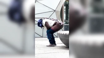 Nasty pissing in public