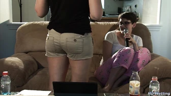 Rewetting Her Shorts