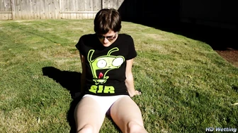 Panties on the Grass