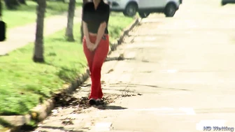 Accident in Red Pants