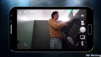 Wetting Jeans in a Public Restroom