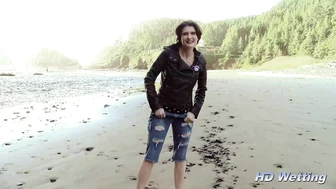 Scenic Wetting on the Coast