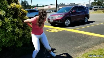 Gabriella Wets Her Leggings in Public