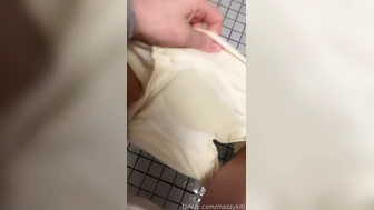 mazzykiti - I had to go so bad after class, I accidentally got some on the floor