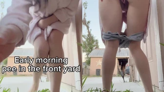 mazzykiti - I have the perfect grassy nook to pee on when the bathroom is taken.