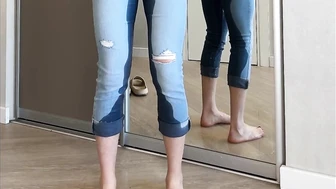 wetariel - Desperate wetting rolled up new jeans my bladder almost burst