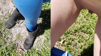 mazzykiti - I stayed outside gardening too long and by the time I needed to go