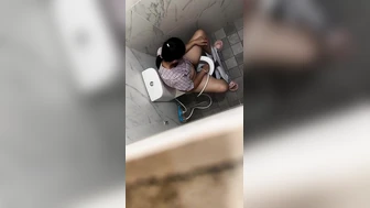 Cambodia Teacher follow to girl toilet and spy