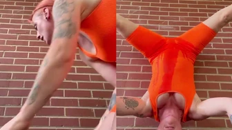 SindriSquirts - Headstand time! I wish I had enough time to set up from the top view