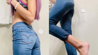 Zoe_Riot - Peeing in my favorite tight jeans I love seeing the wetness just take