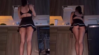 littlethicklily - just cleaning the kitchen up