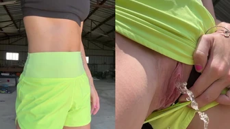 PantyNectar - Had to pee during my workout