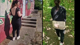 Saskialove87 - Duitse pisslet Saskialove houdt ervan om buiten te pissen en haar natte sap eruit te persen