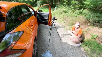 Emma Wolf - Completely Spontaneous After Shooting - Anal Creampie Farted Out