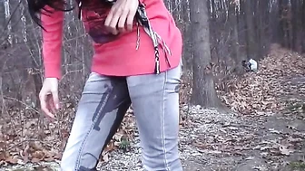 Antonia - On A Walk Through The Park Antonia Wets Her Jeans