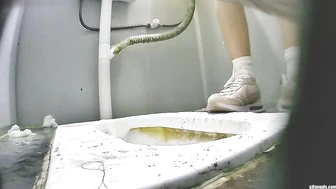 Several Young Women in Sneakers