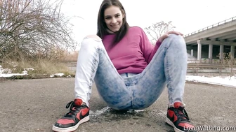 Alexa Throat - Wetting Scene