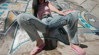 Sydney Love - Wetting Scene