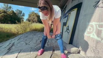 Veronika - Wetting Scene