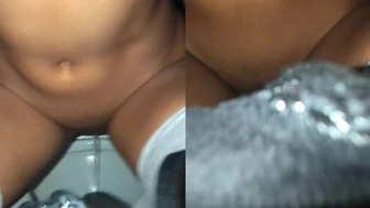 Vina Sky Pee in Toilet