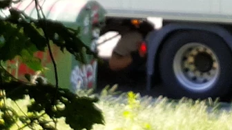 My wife has to pee I watch her for you